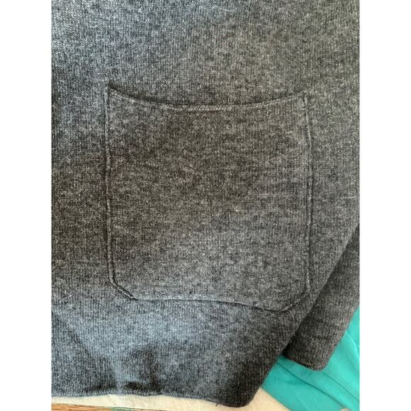 Benedetta B. Cashmere wool open front gray vest womens size medium - Picture 6 of 7